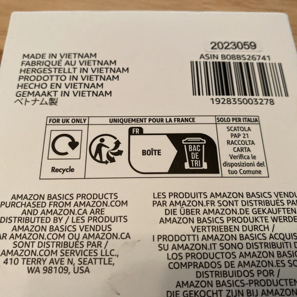 Amazon Basics Ultra High-Speed 8K HDMI Cable 3ft Gray Braided Cable audio/video - Picture 9 of 11